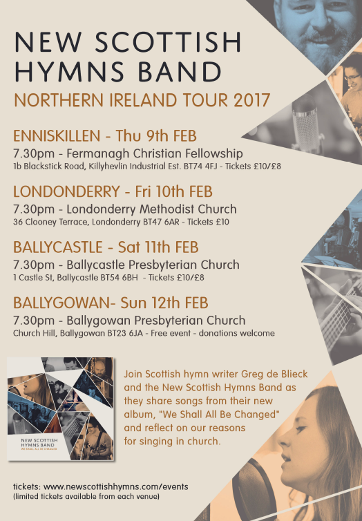 New Scottish Hymns Band Northern Ireland Tour 2017 - The Churchpage